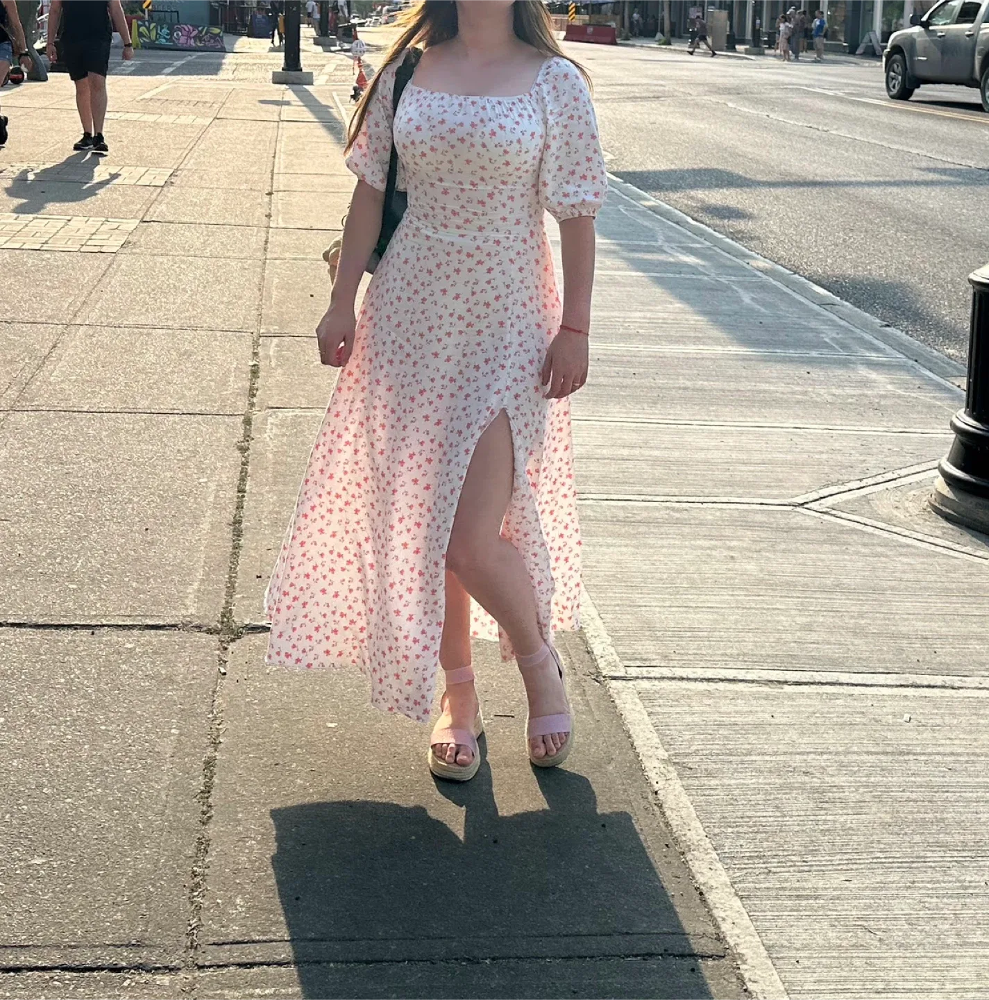 Floral Print Midi Dress