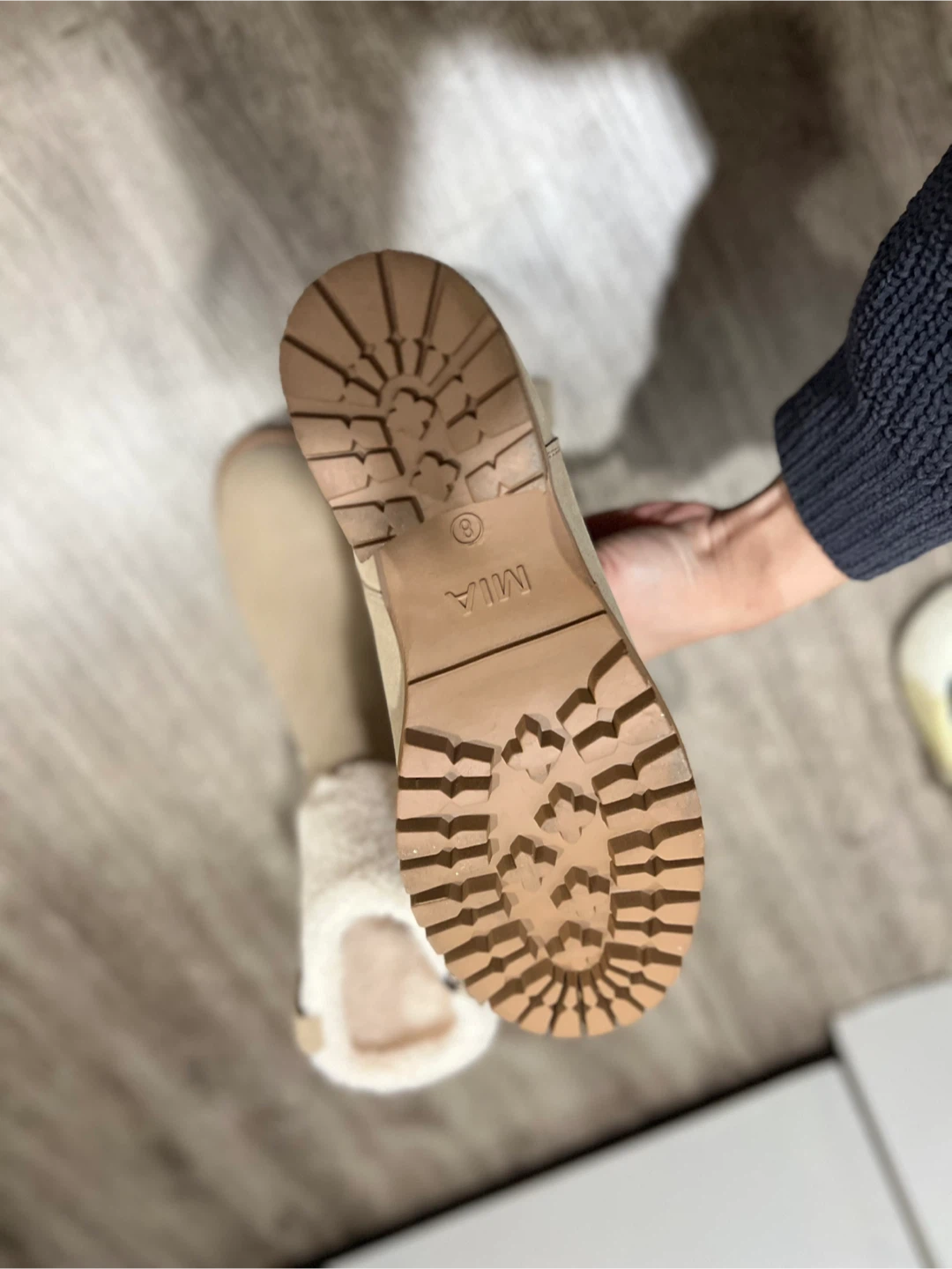 MIA Beige Winter Boots - Size 8 - photo 4