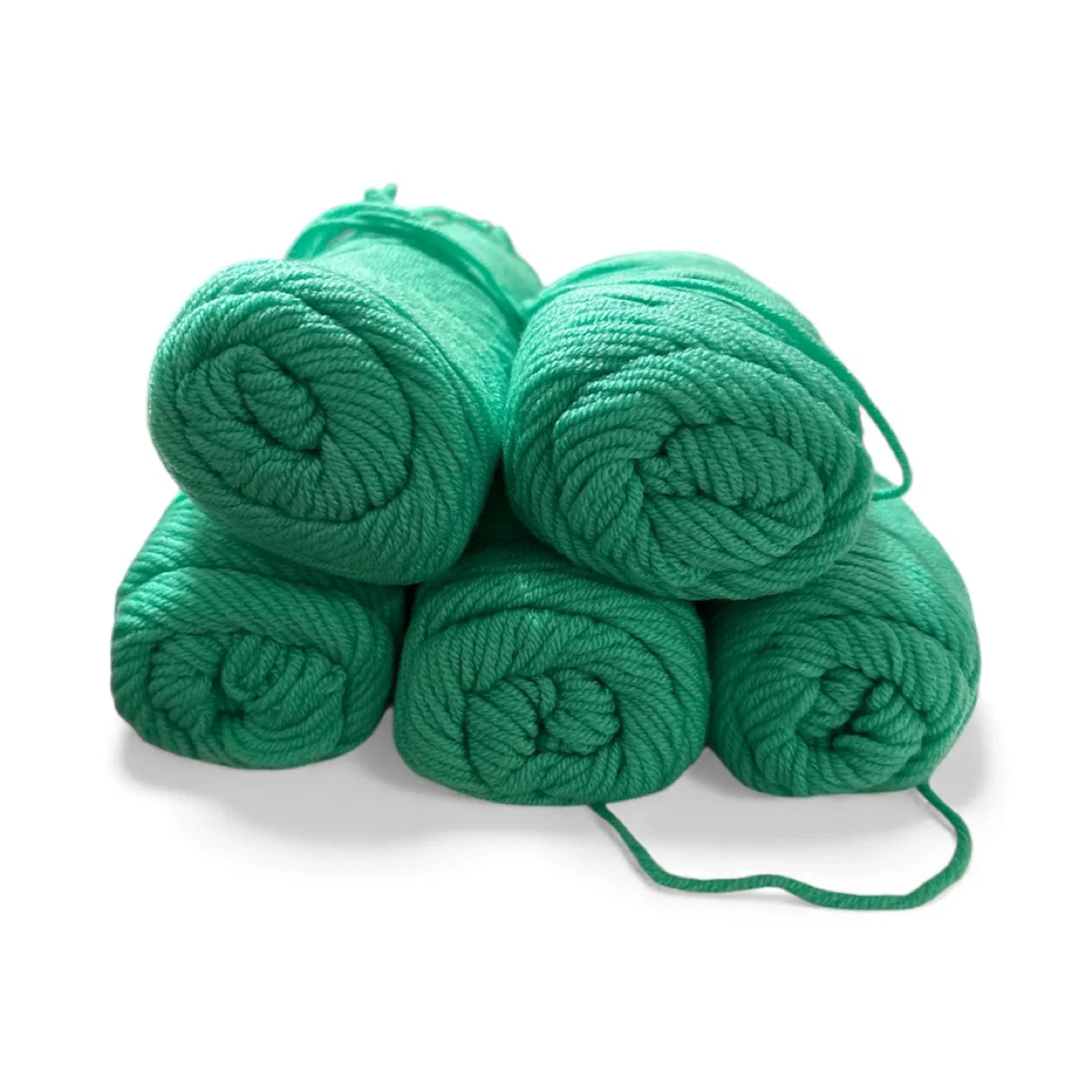 5 Skeins Green Parakeet Yarn image indicator(2)