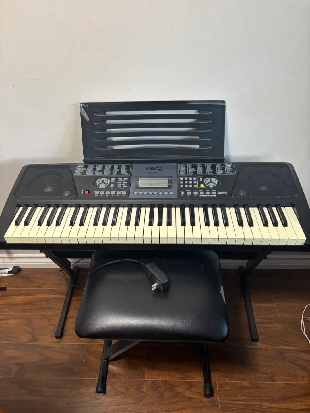 RockJam RJ-561 Keyboard with Stand