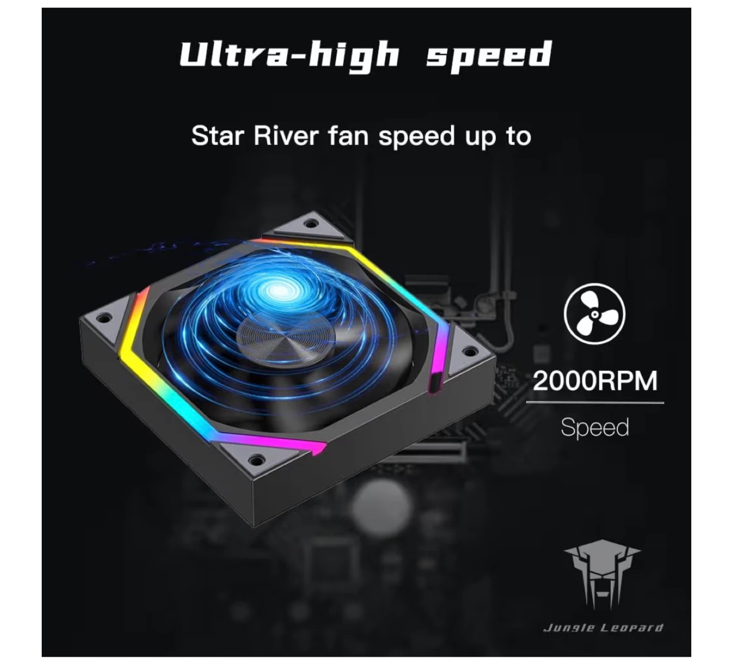 120mm PC CASE Fan ARGB and PWM Case Fans - photo 3