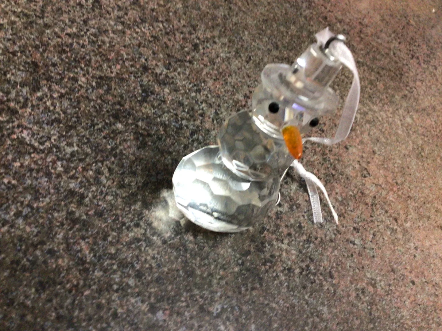 Calway Crystal Snowman Ornament