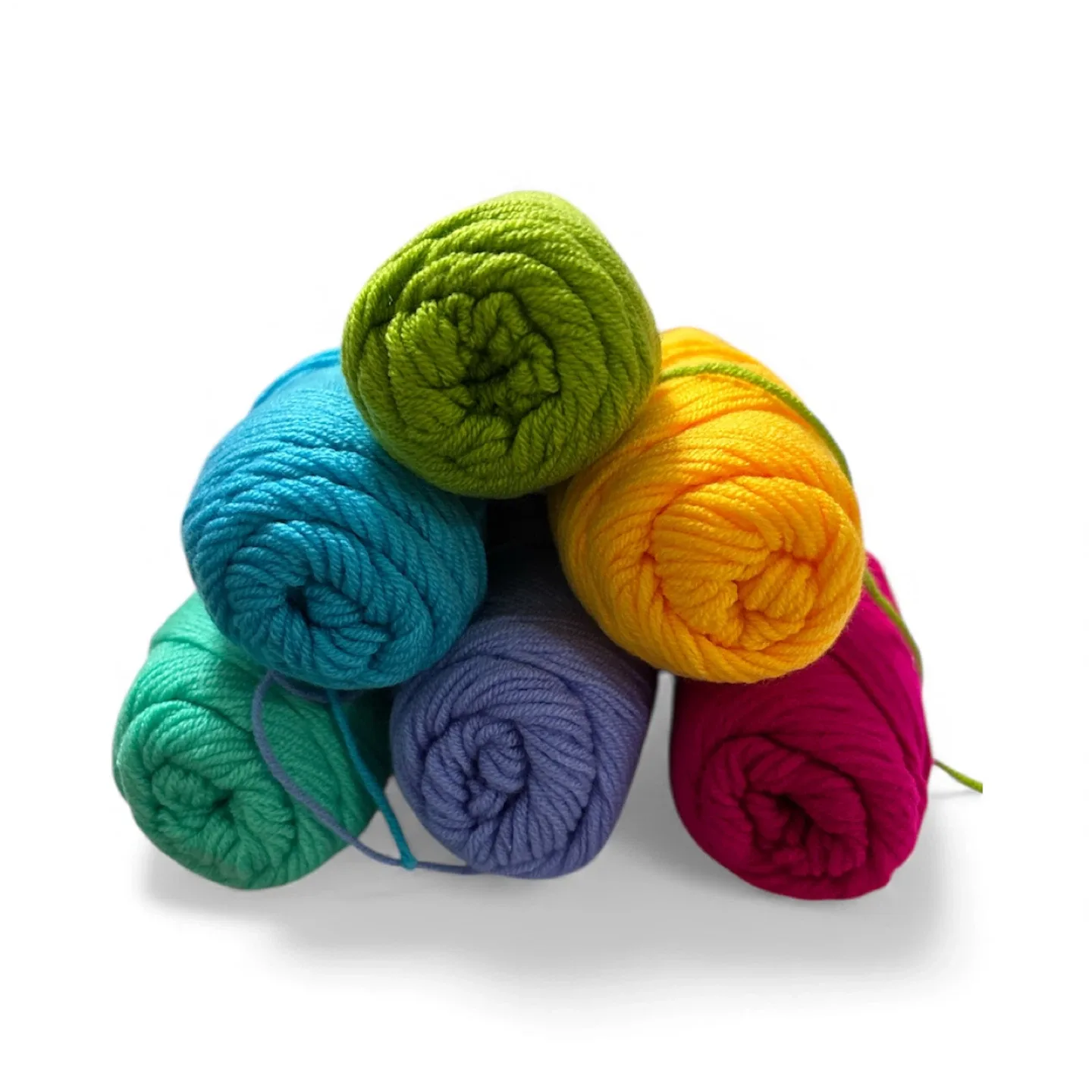 6 Colors Yarn Bundles