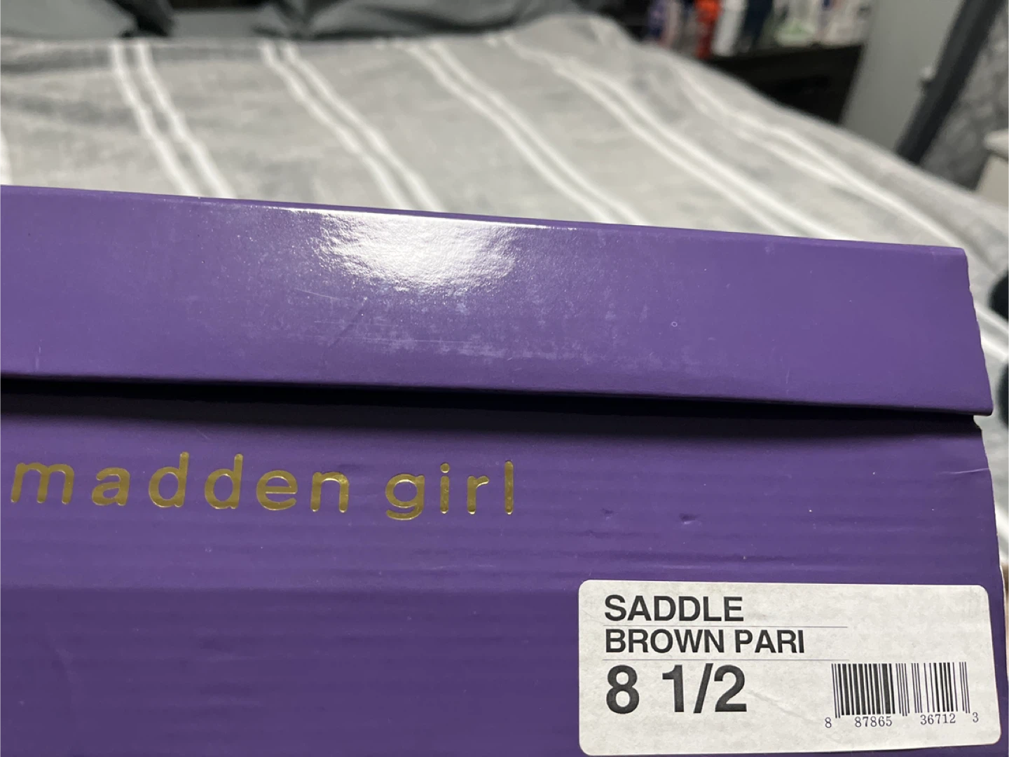 Madden Girl Saddle Brown Pari Boots - Size 8.5