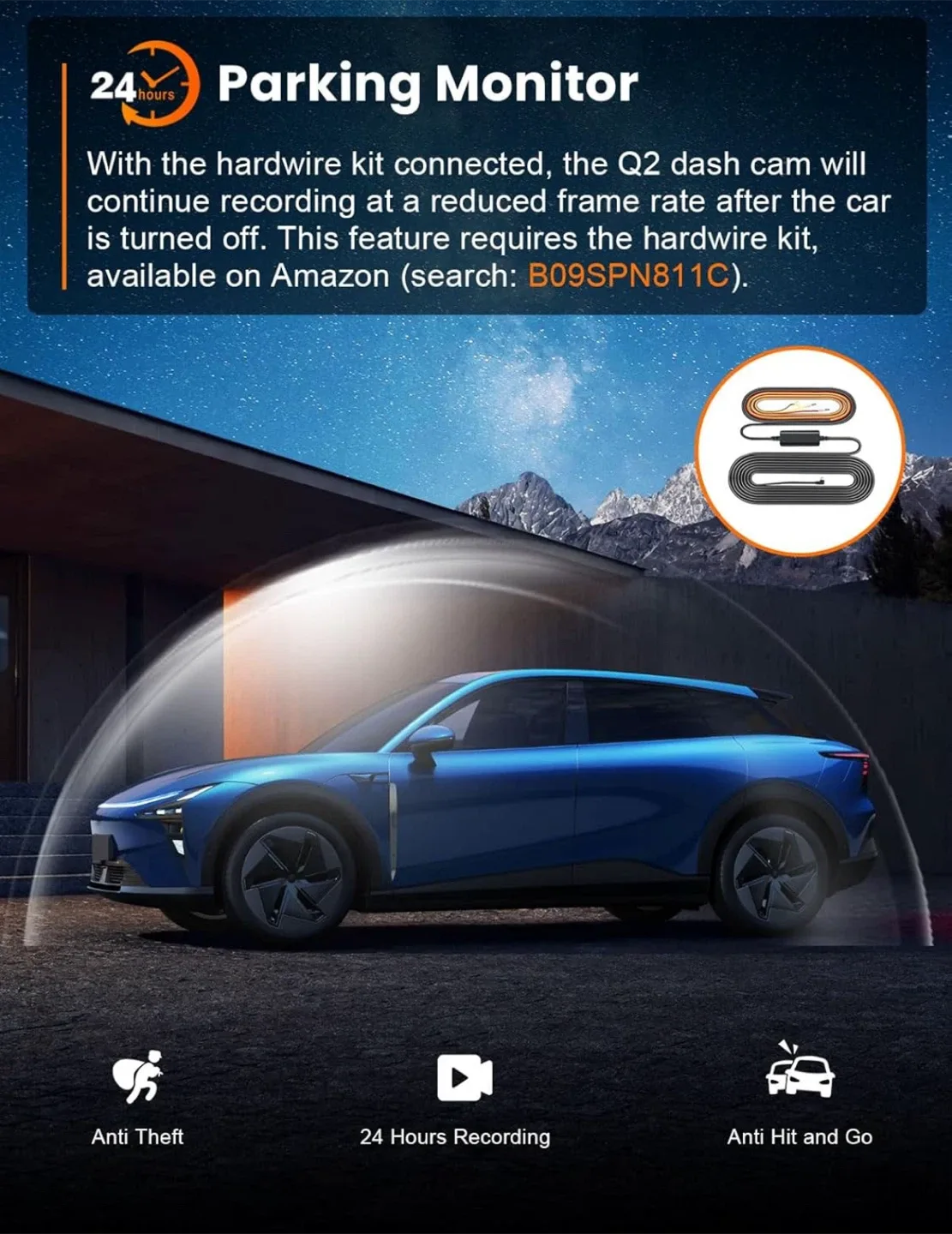 Dash Cam Brand New in the box 4K 5G Mini Dash Cam with 64GB Card image indicator(5)