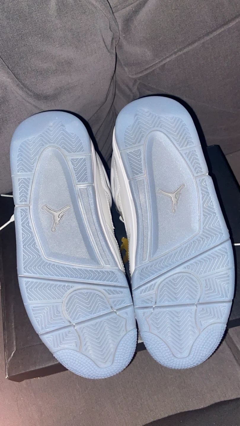 Authentic air Jordan 4 retro “photon dust/blue chill” - photo 5