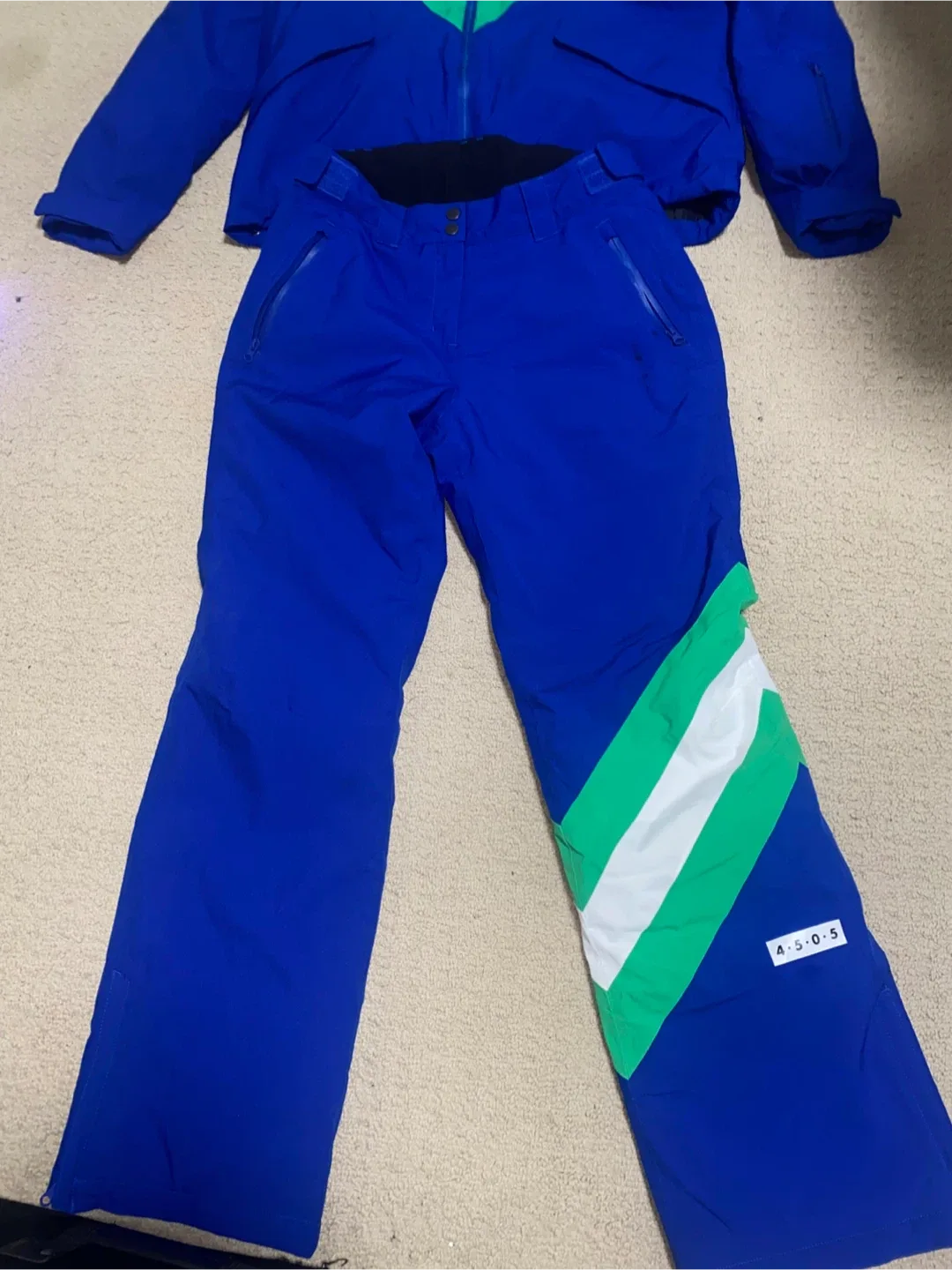 ASOS Snow Ski Suit - Blue - Jacket and Pants #clearout image indicator(9)