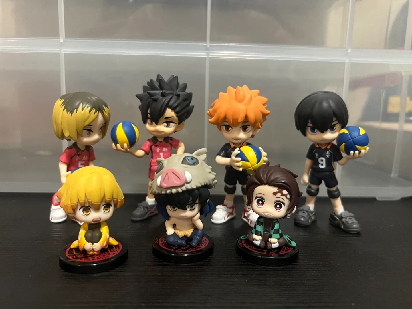 Haikyuu!! & Demon Slayer Figurine Set