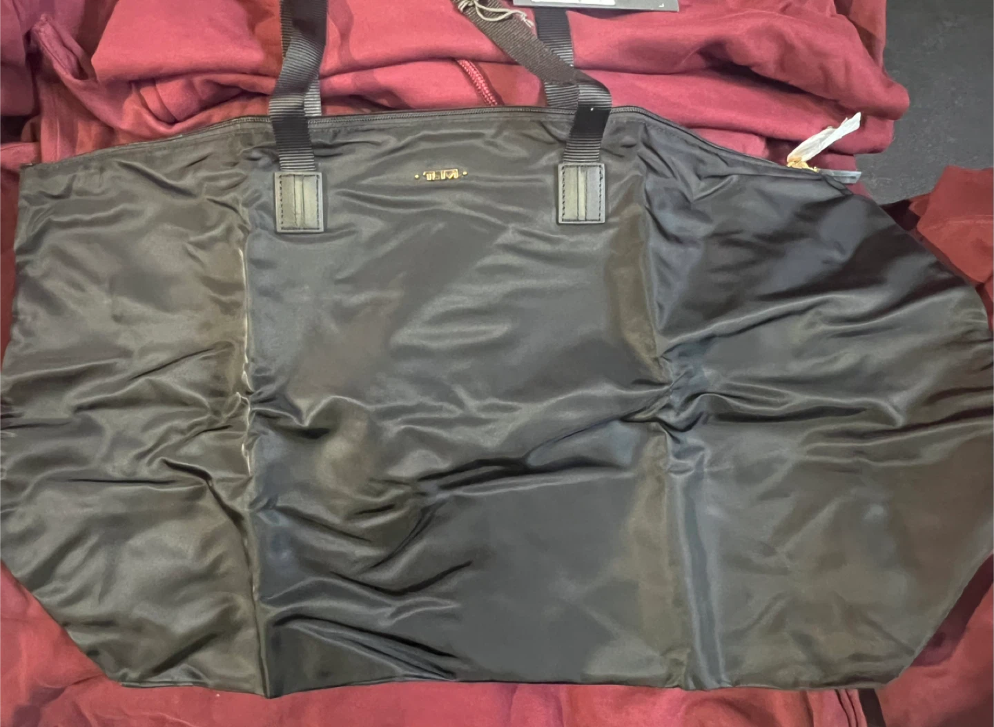 Tumi Black Just in Case Tote Bag with UKG Logo - photo 5