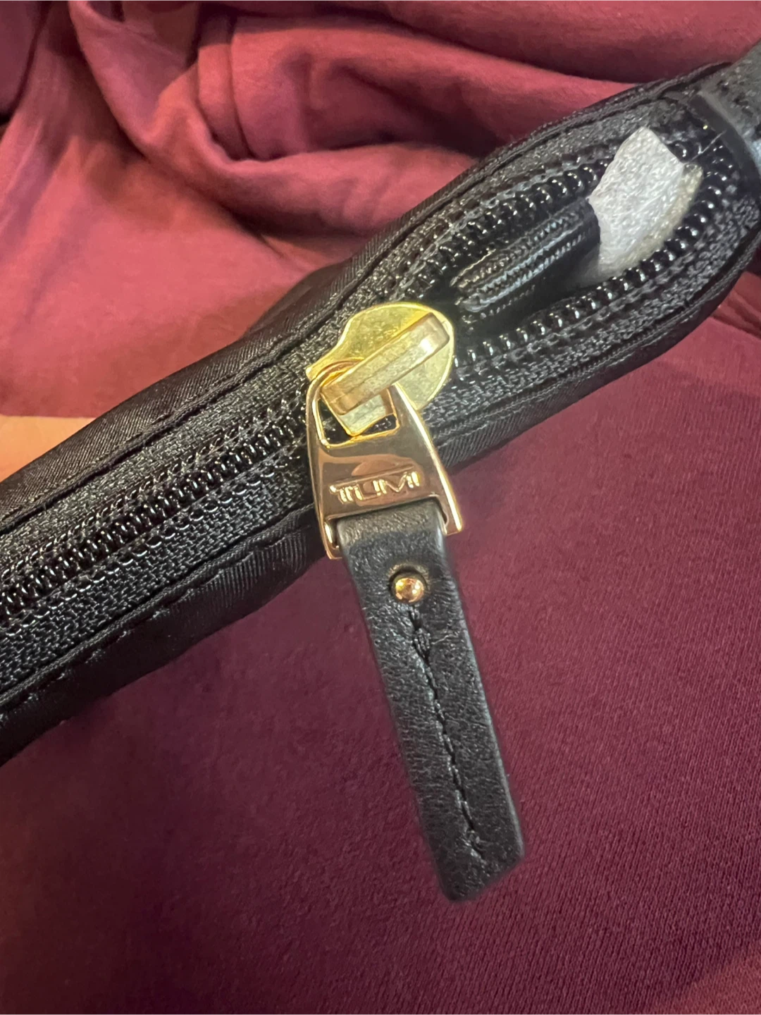 Tumi Black Just in Case Tote Bag with UKG Logo - photo 3