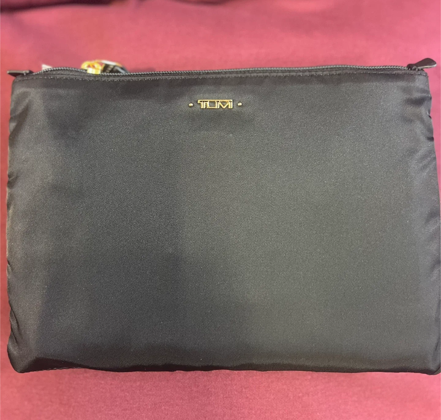 Tumi Black Just in Case Tote Bag with UKG Logo