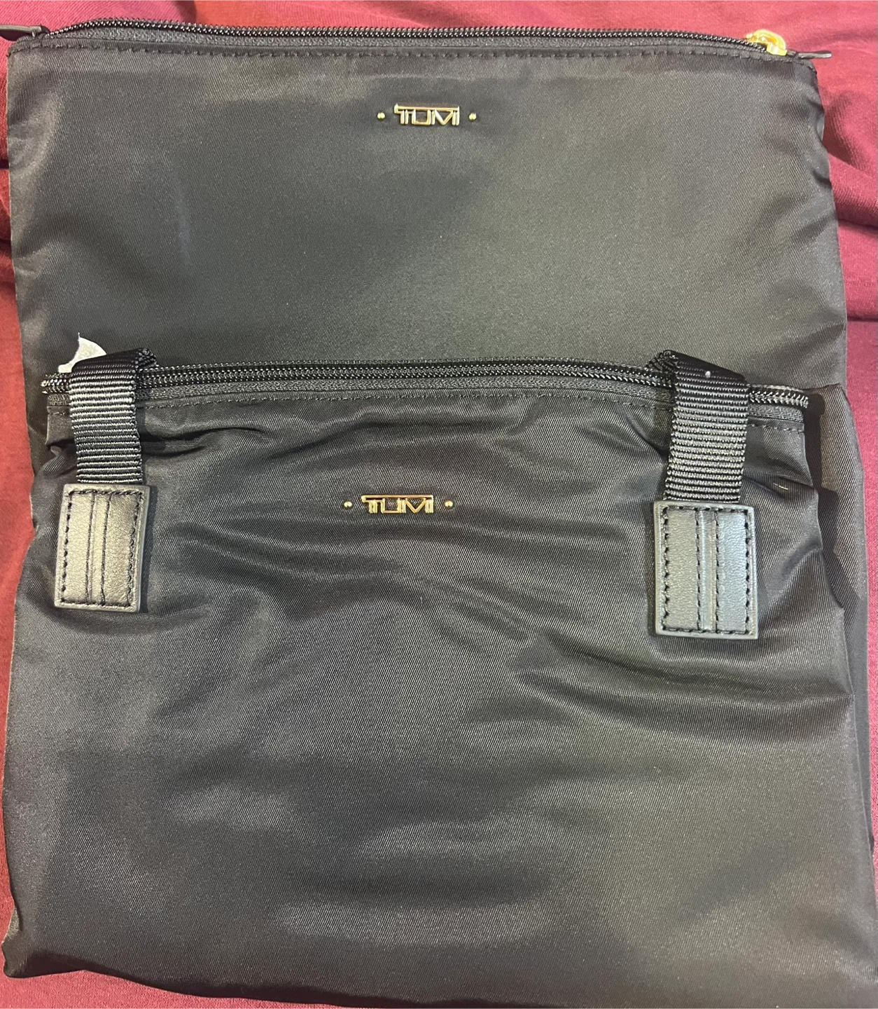 Tumi Black Just in Case Tote Bag with UKG Logo - photo 4