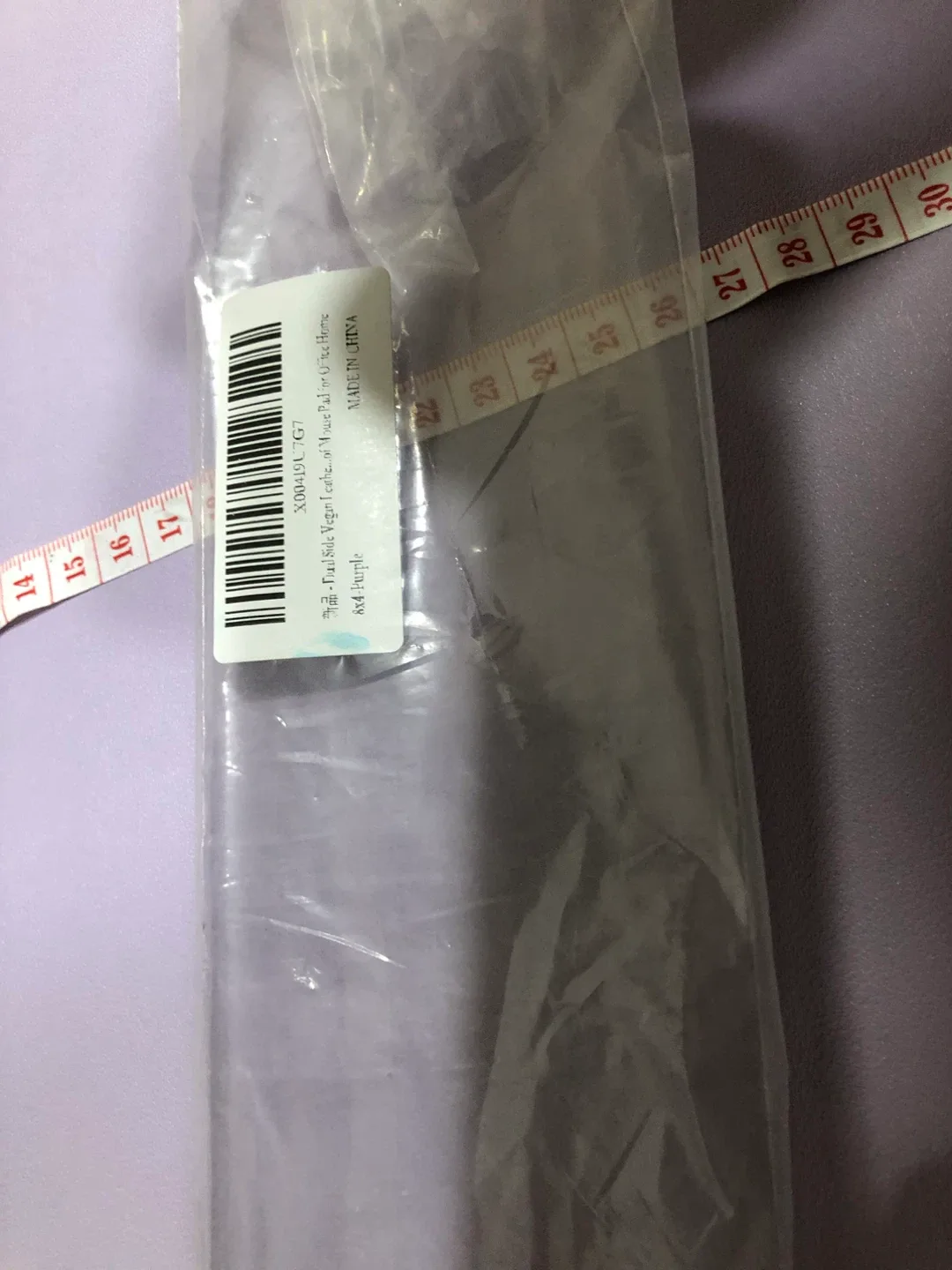 New -double sided purple   leather mouse pad image indicator(4)