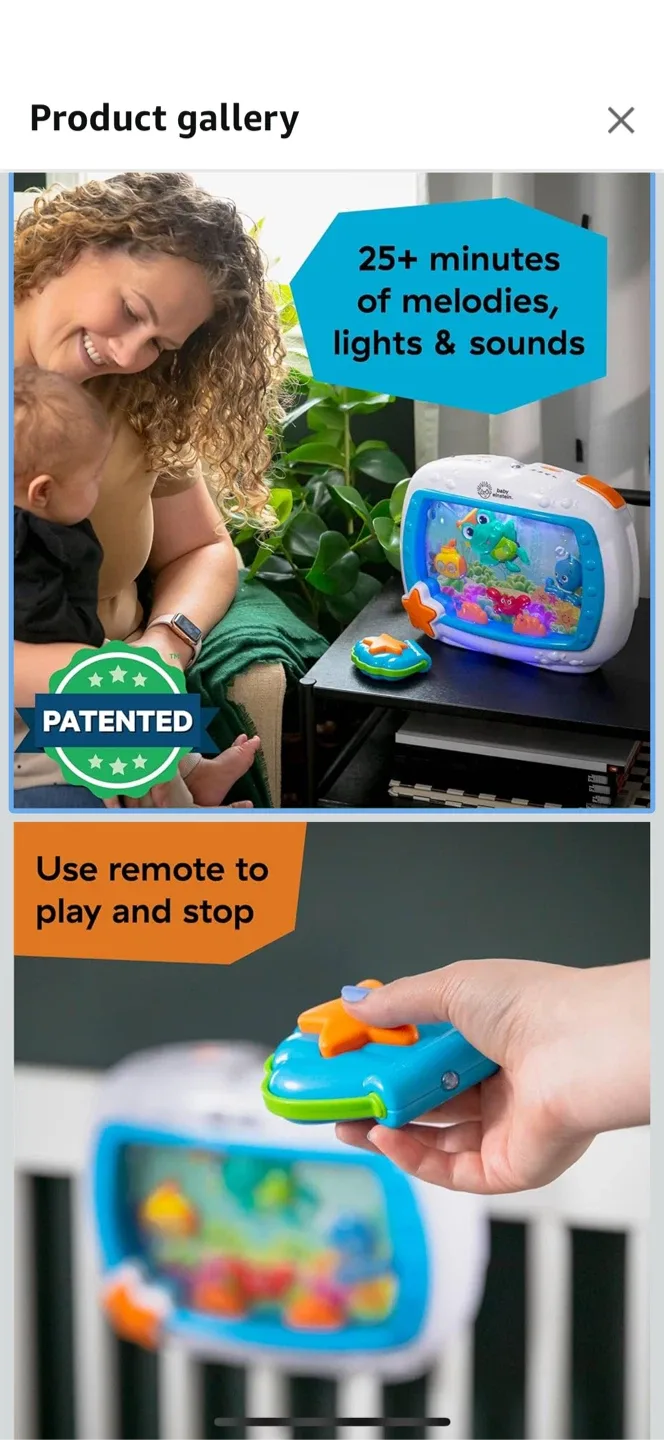 Baby Einstein Sea Dream for Crib Soother Musical Crib Toy image indicator(4)