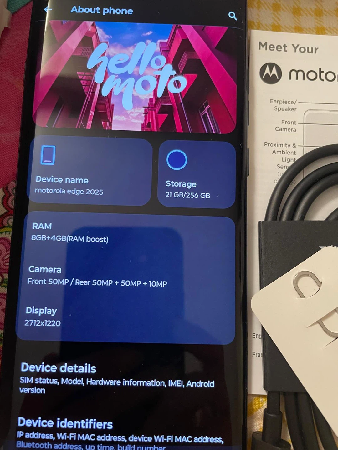 Motorola Edge 2025 - new in a box - photo 2