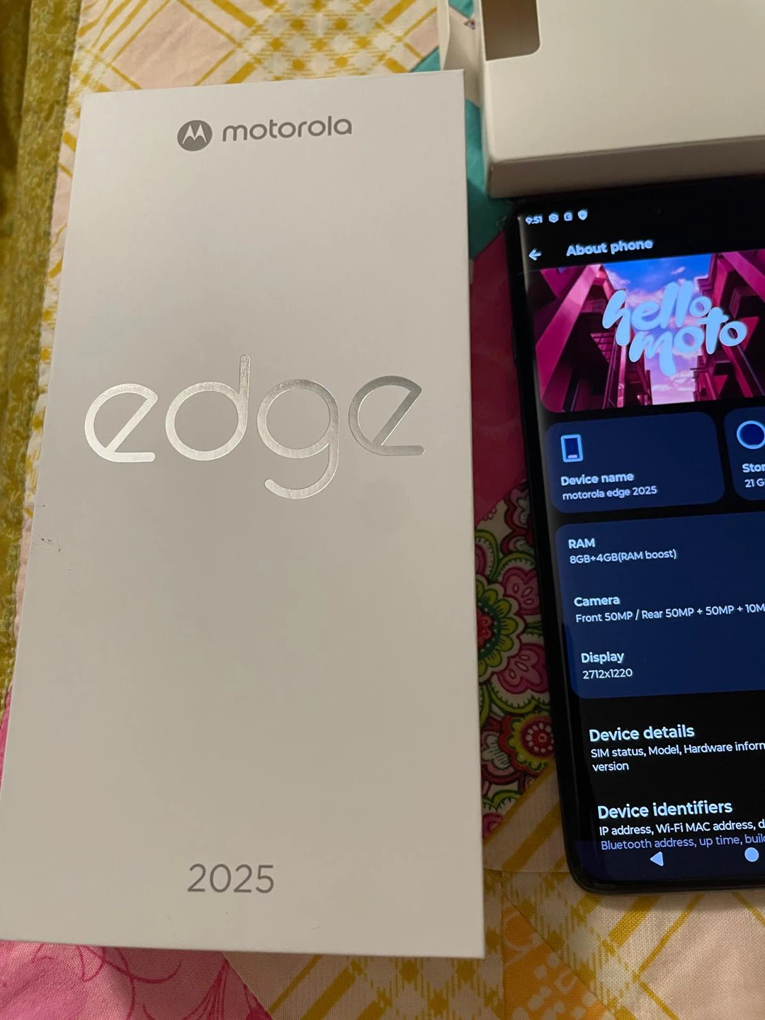 Motorola Edge 2025 - new in a box - photo 3