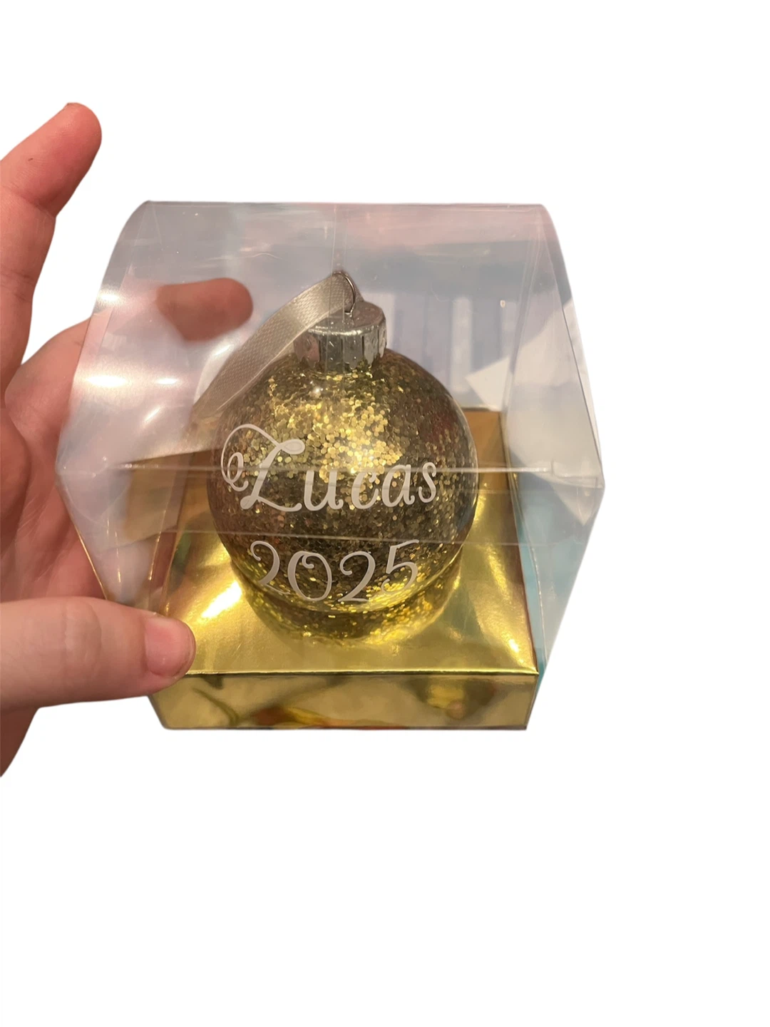 Personalized Glitter Ornaments - photo 3