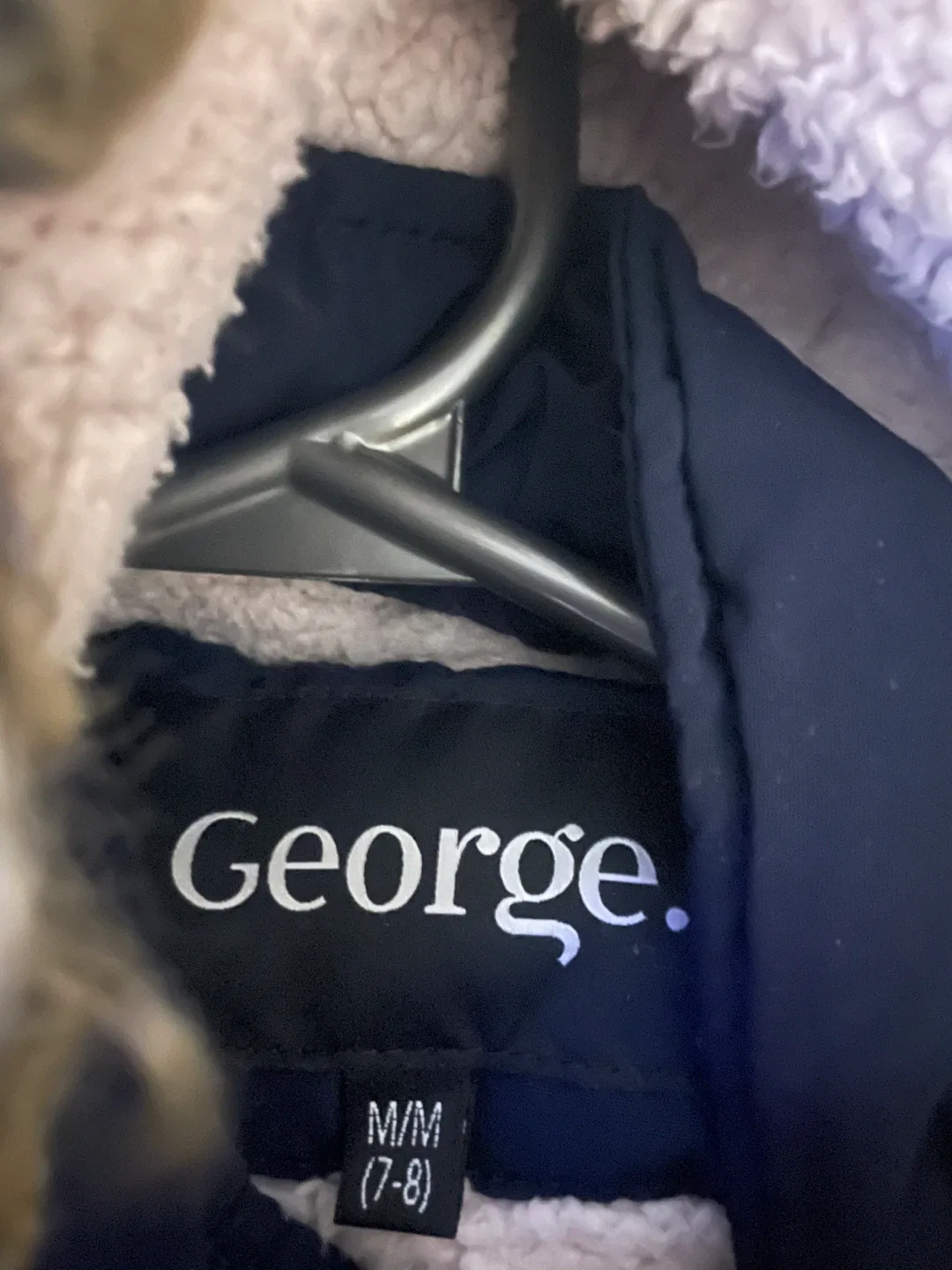 George M/M (7-8) Navy Winter Coat