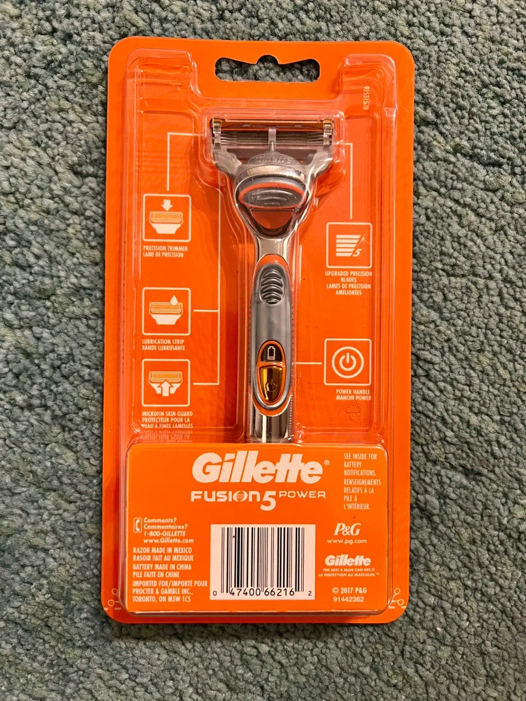 New Gillette Fusion5 Power Razor image indicator(2)