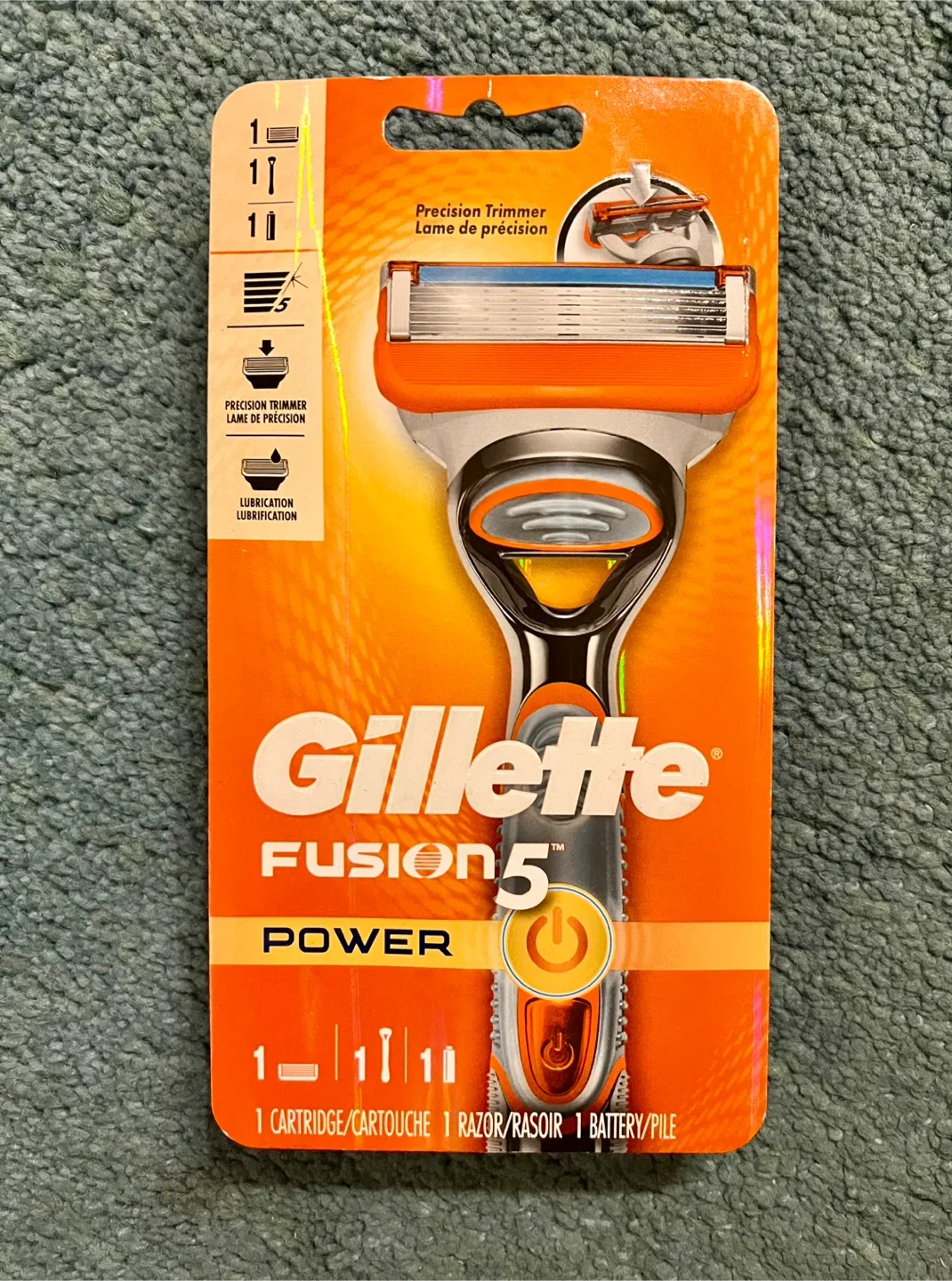New Gillette Fusion5 Power Razor