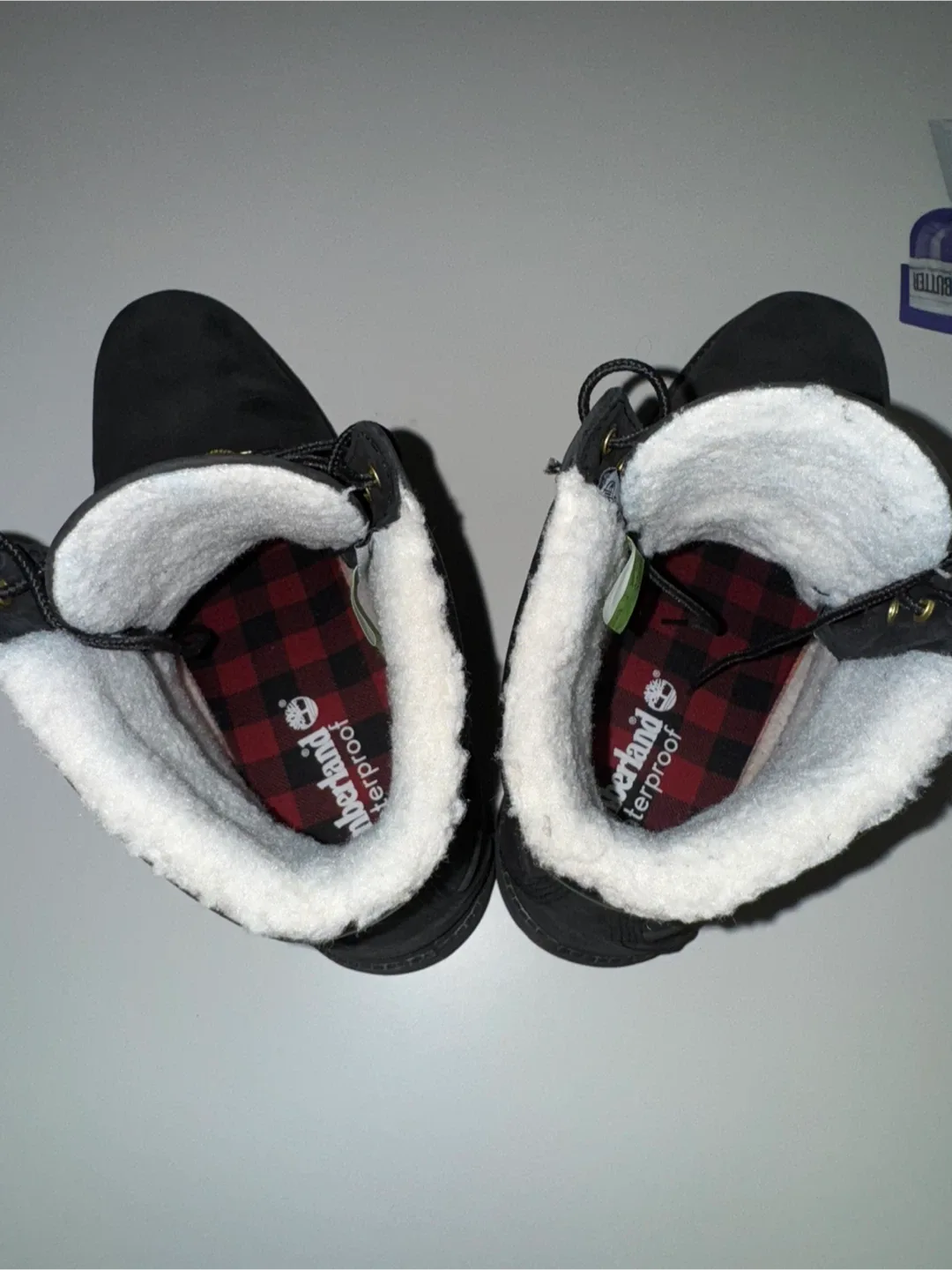 Timberland Shearling Waterproof Boot Junior 'Black Gold' image indicator(3)