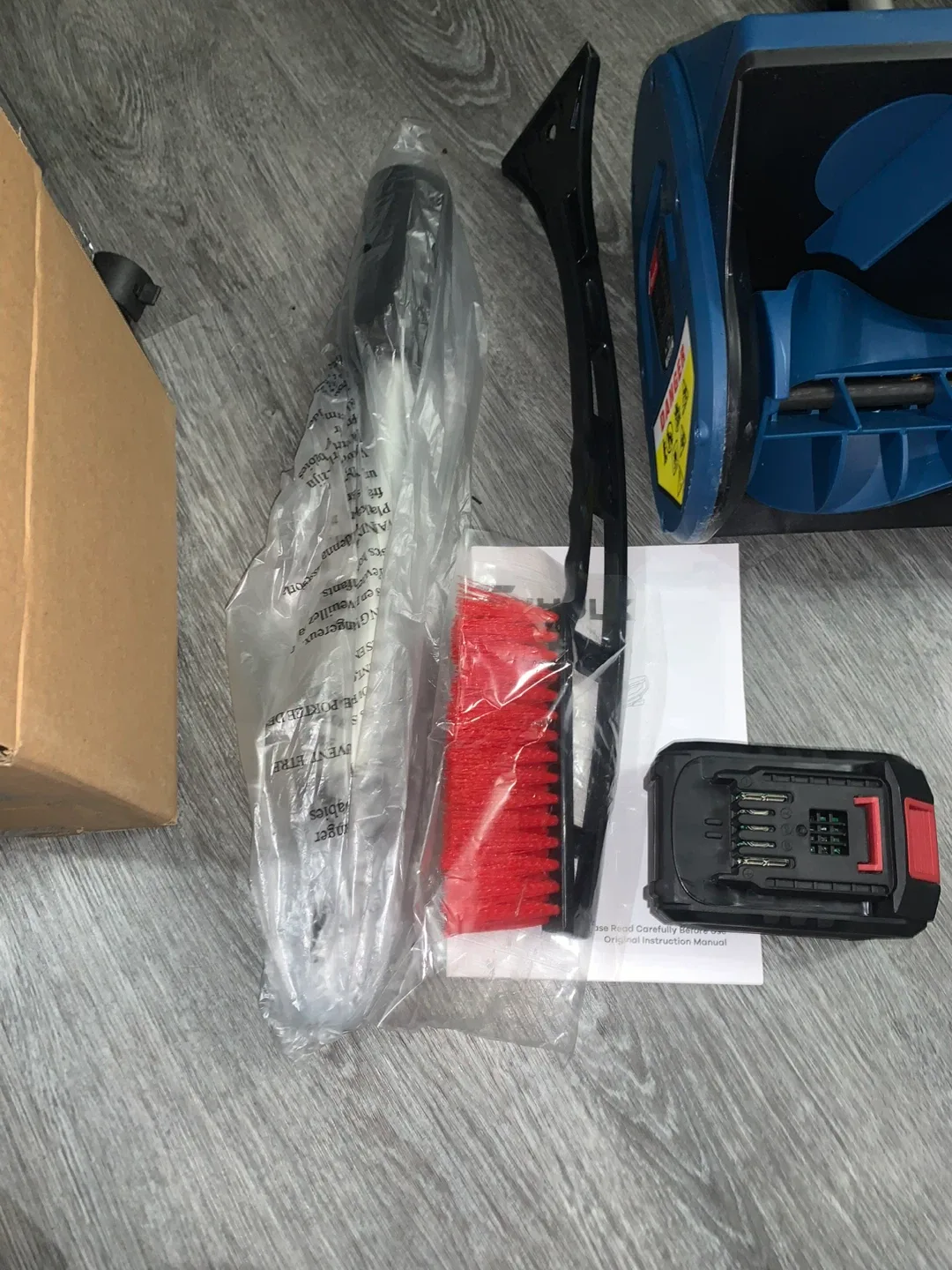 Enhulk 20V Electric Snow Shovel, 12-Inch image indicator(5)