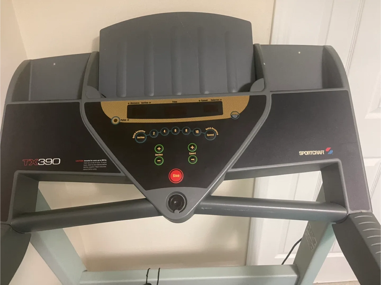 Sportcraft TX390 Treadmill image indicator(2)