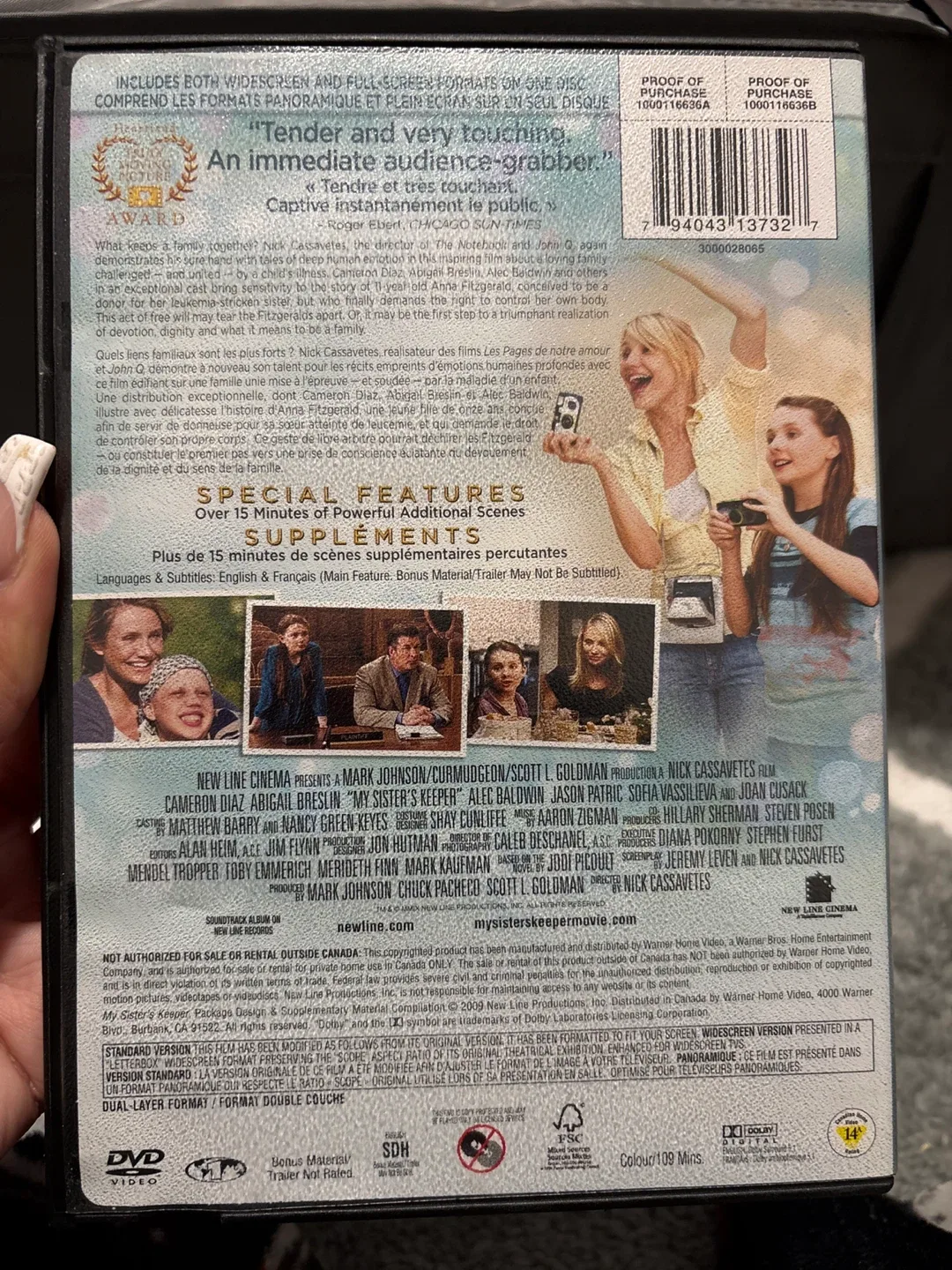 My Sister's Keeper DVD image indicator(2)