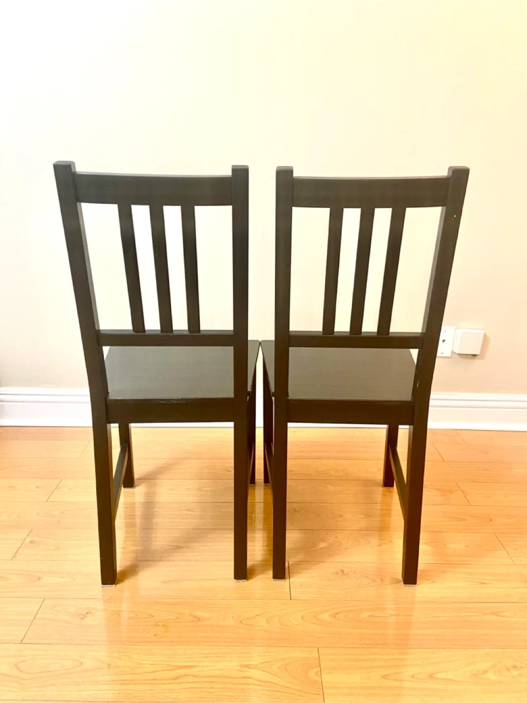 IKEA Stefan Black-Brown Chairs (Set of 2) image indicator(2)