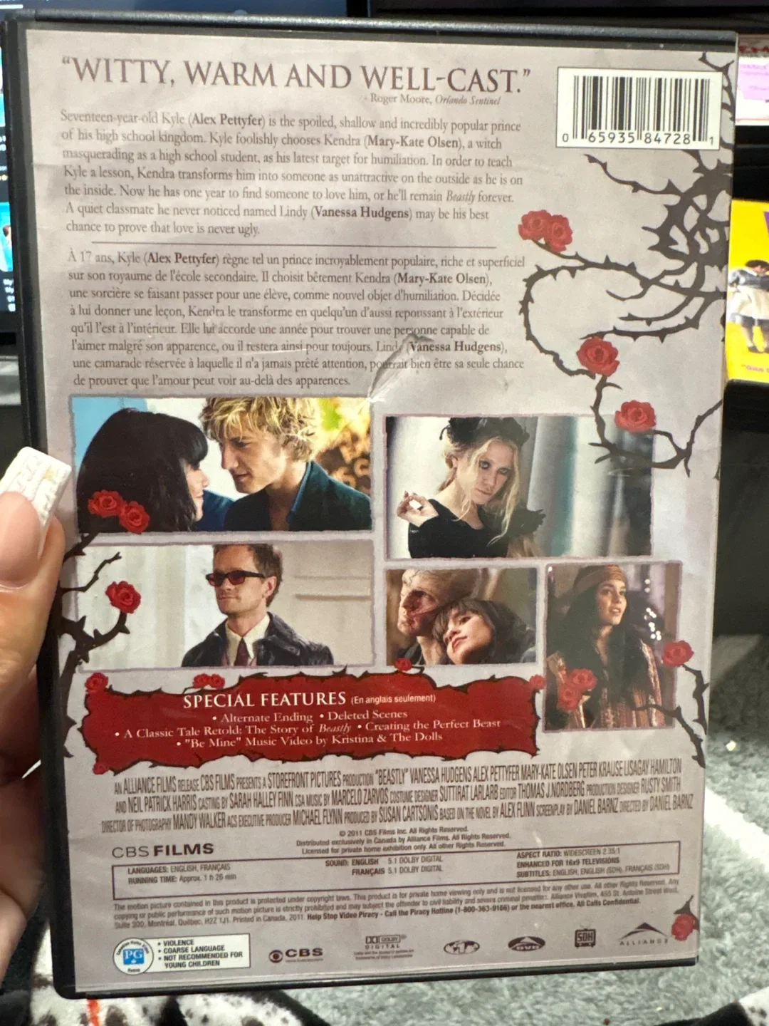 Beastly DVD image indicator(2)