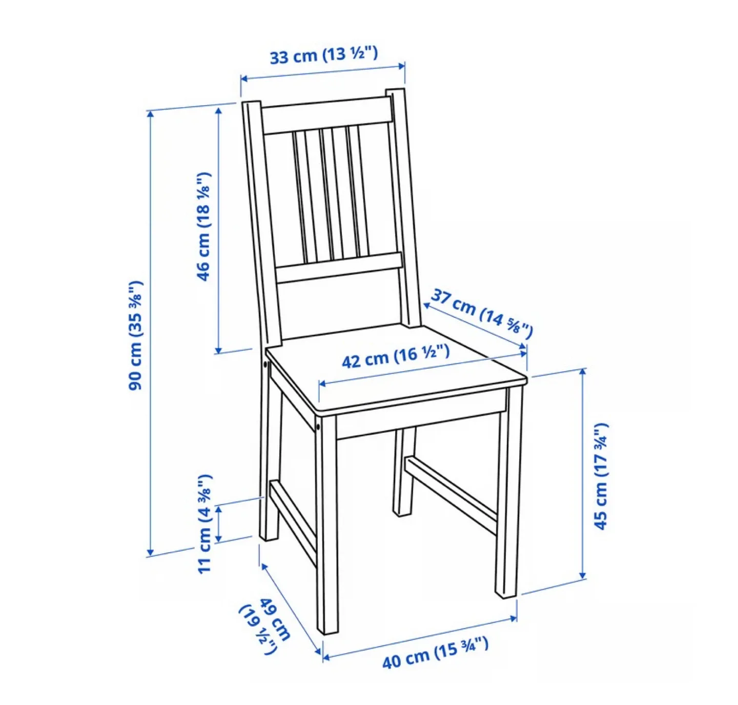 IKEA Dining Table & 2 Chairs image indicator(7)