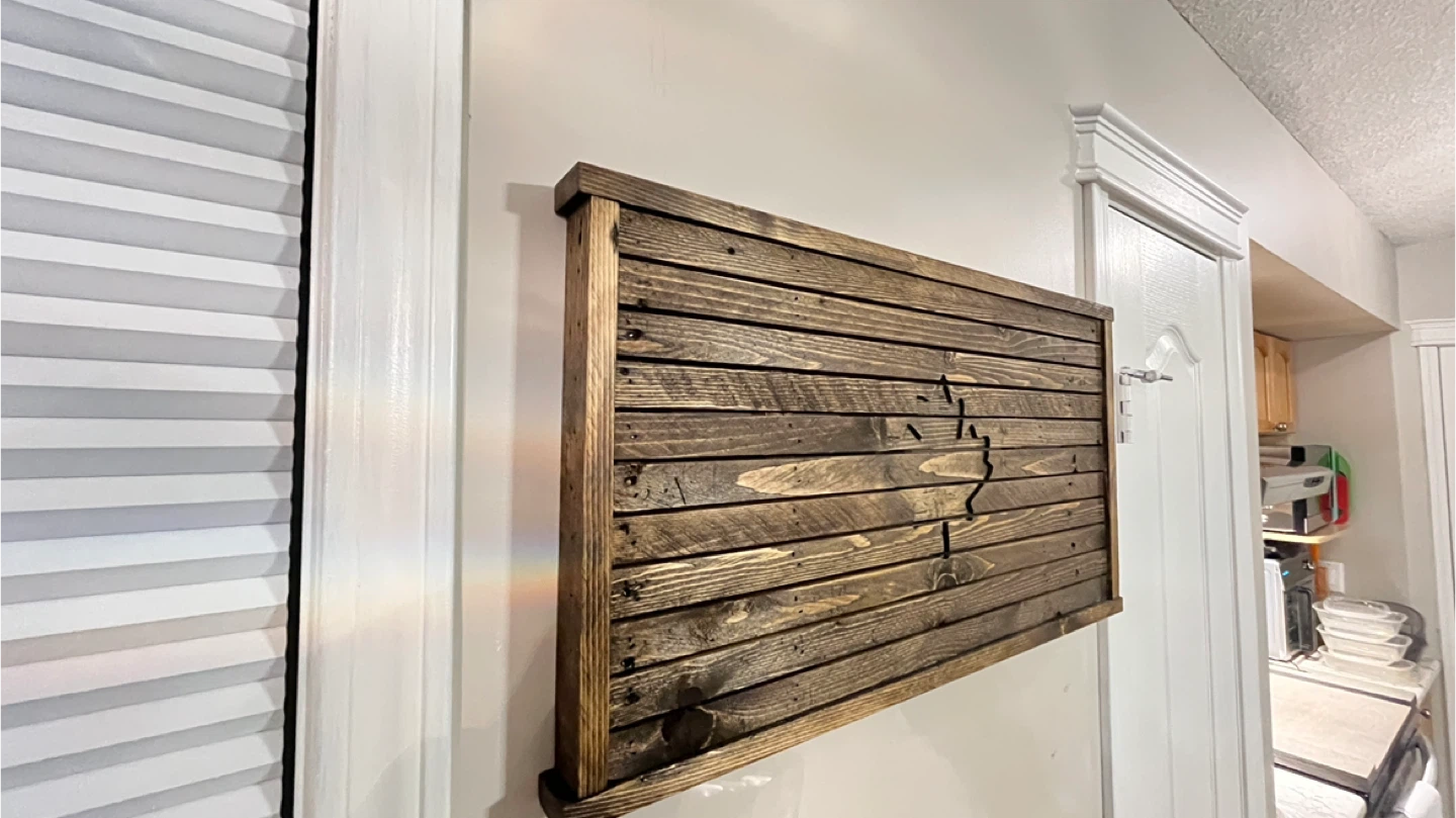 Handmade Rustic Wooden Canadian Maple Leaf Wall Art - photo 4