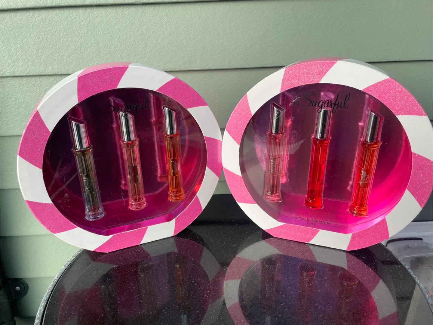 Sugarful Michel Germain Perfume Set of 2 rollerballs brand new