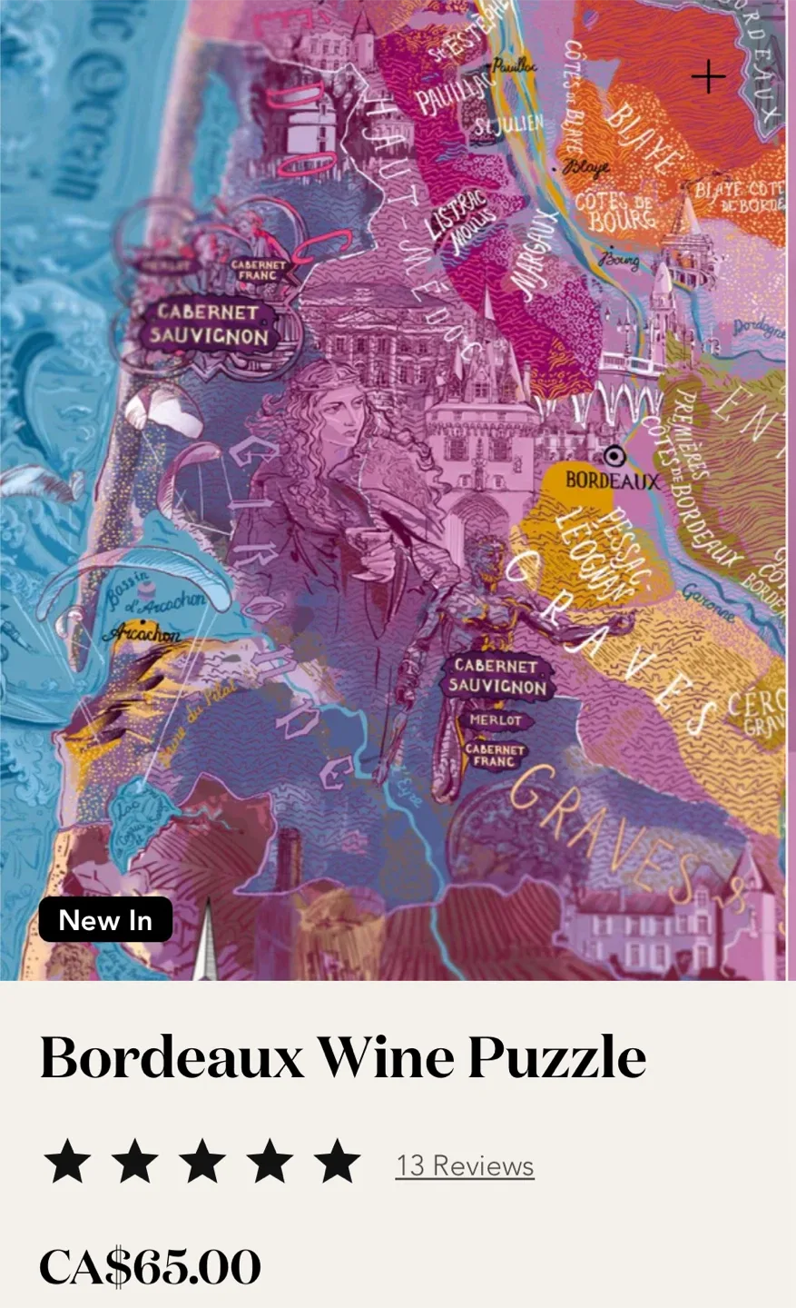 NEW Bordeaux 1000 Wine Puzzle image indicator(6)