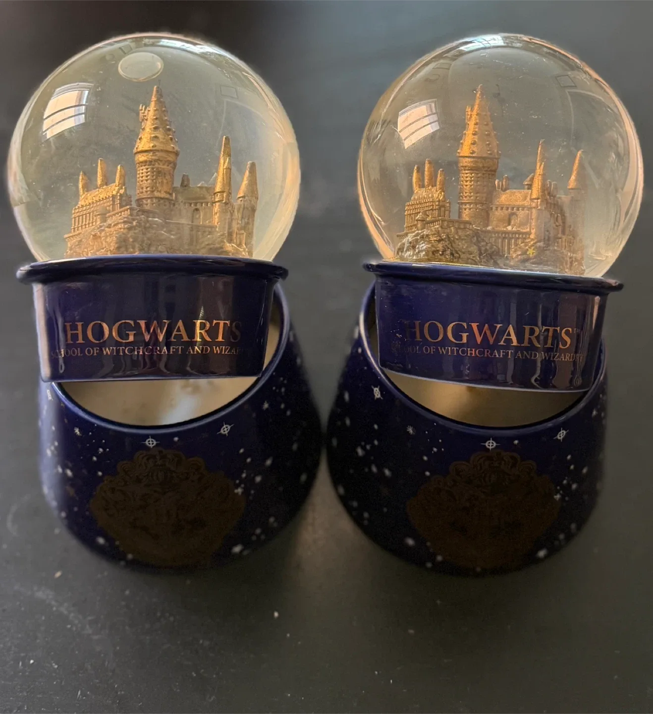 #Cleanout Harry Potter Hogwarts Snow Globe Candle Set