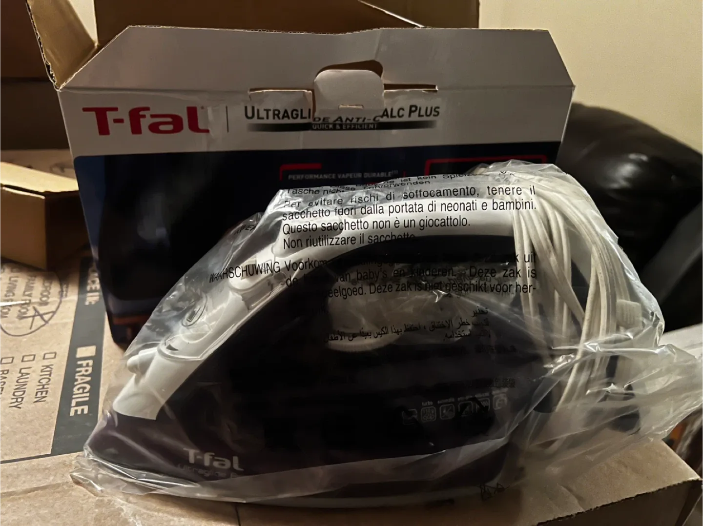 New T-fal Ultraglide Anti-Calc Plus Iron