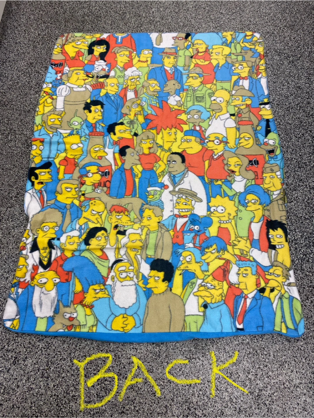 Vintage Simpsons Collage w/ Built-in Pouch Blanket 57x40 - photo 4