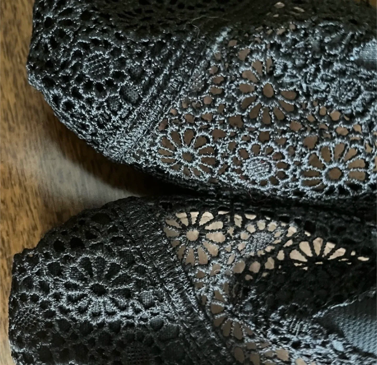 TOMS Black Lace Women's Shoes - Size 8 image indicator(3)