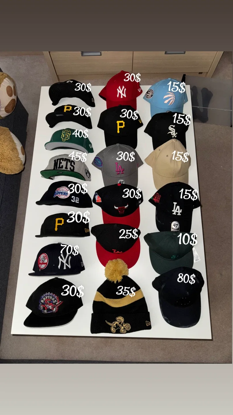 Baseball Caps - New Era, 47 Brand,Mitchell & Ness 1/2 image indicator(2)