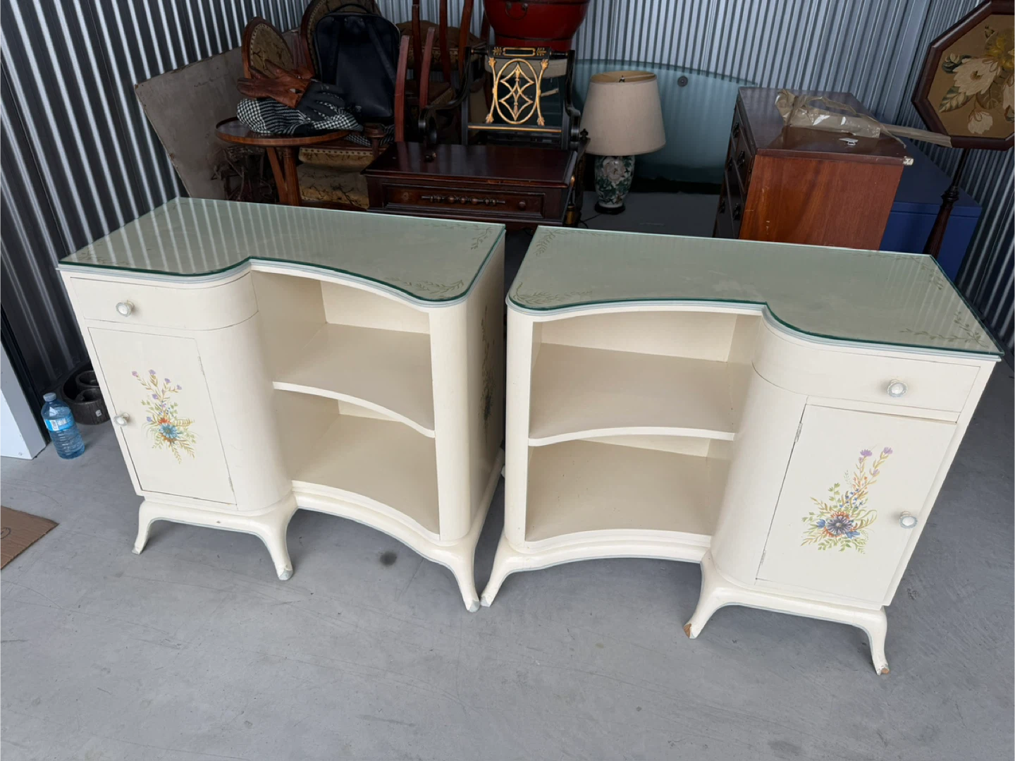 Pair of beautiful custom build nightstands