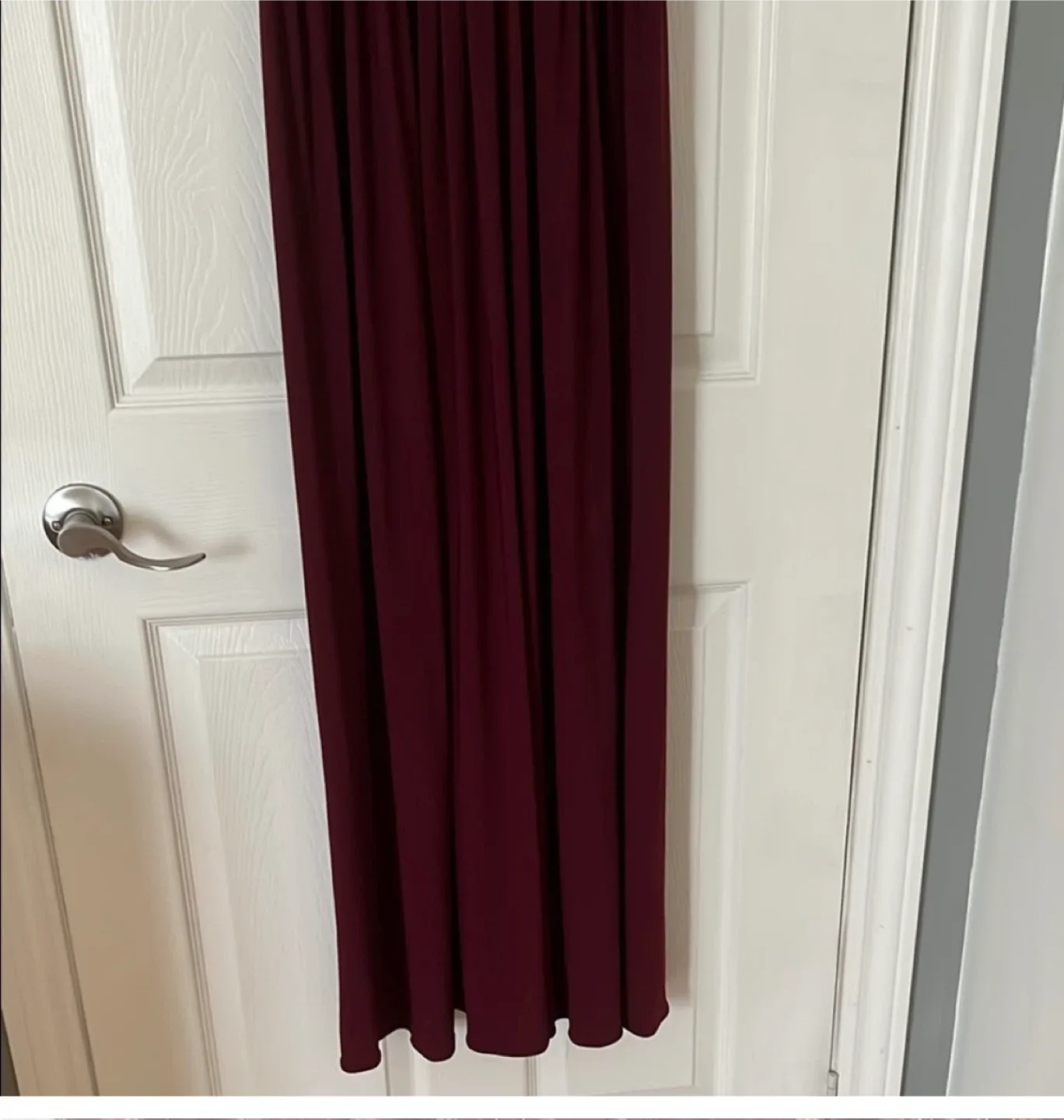 Laura Burgundy Sequin Lace Maxi Dress size 4 image indicator(3)