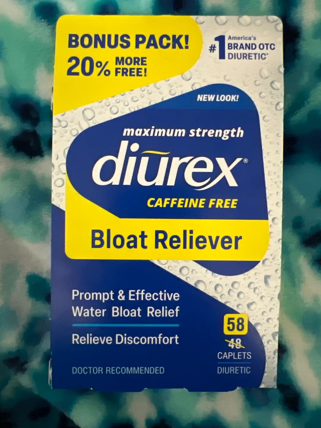 Diurex Bloat Reliever caffeine free #cleanout