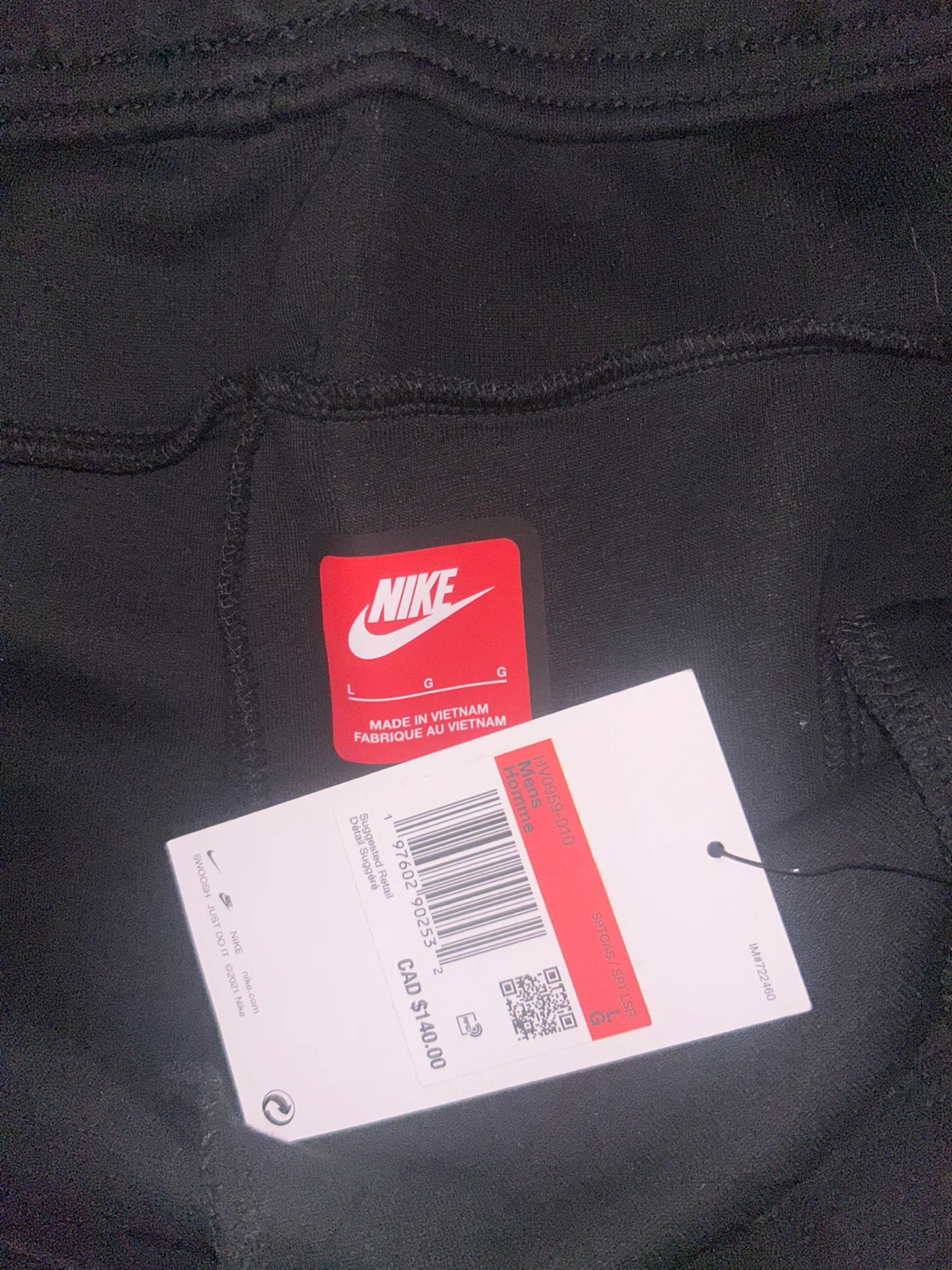 New Nike Tech Fleece Men's Pants - Size L - photo 2