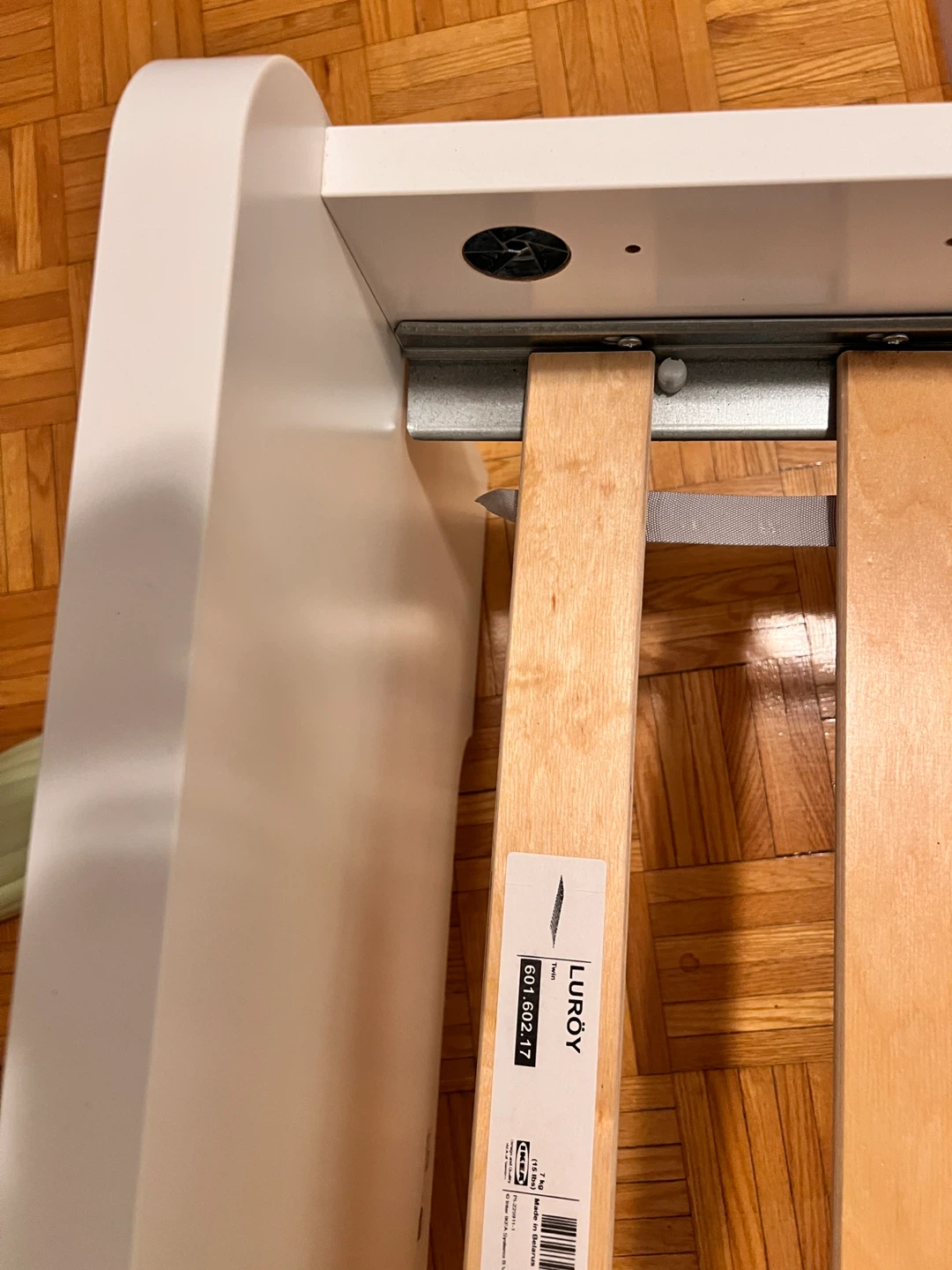 Twin bed frame & mattress - photo 4