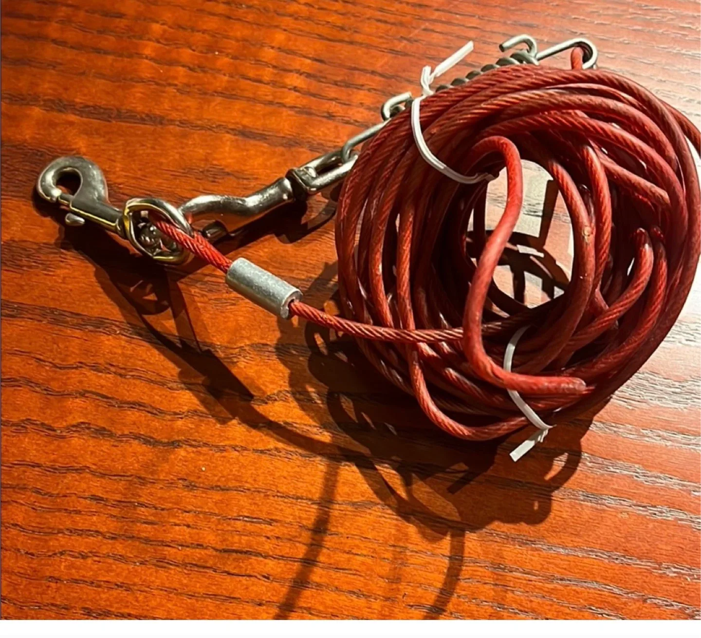 Red Dog Tie Out Cable