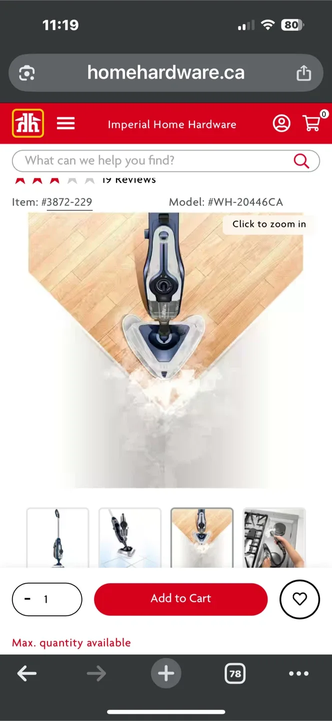 Hoover SteamScrub 2-in-1 Steam Mop image indicator(5)