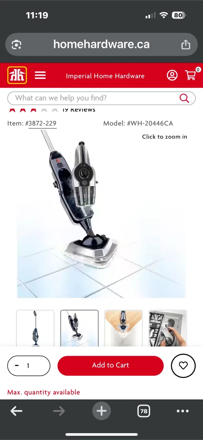 Hoover SteamScrub 2-in-1 Steam Mop image indicator(4)