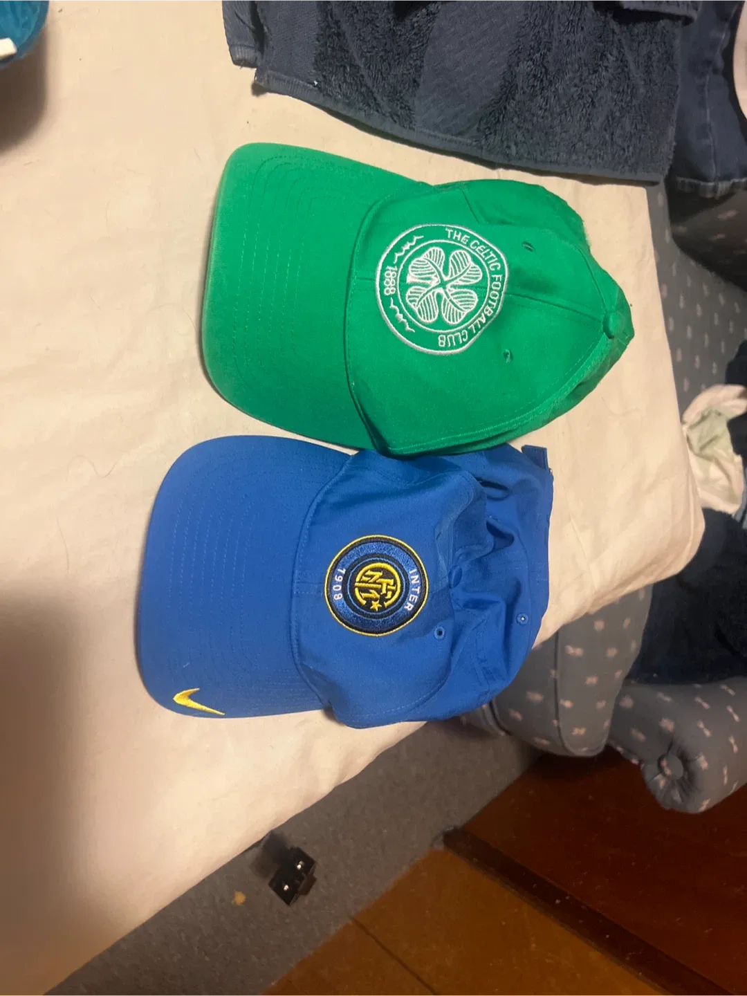 Celtic FC & Inter Milan Caps