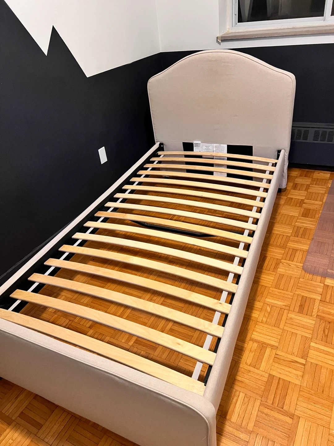 Twin bed frame & mattress - photo 2