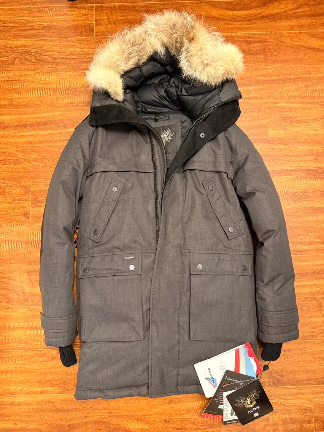 A brand new men’s Nobis Yatesy jacket Size xs